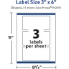 image:imageAvery TrueBlock Matte White Rectangle Labels Sure Feed Technology 3 x 6 30 Matte White Labels PrinttoTheEdge LaserInkjet Printable Great for Packaging and Product Merchandising30 labels