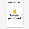 image:imageAvery UltraDuty GHS Chemical Labels for Laser Printers Waterproof UV Resistant 4 x 4 200 Pack 60504One Size Pack of 5