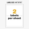 image:imageAvery UltraDuty GHS Chemical Labels for Laser Printers Waterproof UV Resistant 475 x 775 100 Pk605025 Packs