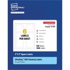 image:imageAvery UltraDuty GHS Labels Waterproof 1 X 1 White Square Labels  1200 Total Use with Laser Printers3 X 3