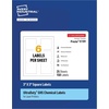 image:imageAvery UltraDuty GHS Labels Waterproof 1 X 1 White Square Labels  1200 Total Use with Laser Printers3 X 3