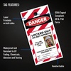 image:imageAvery UltraDuty Printable Plastic Hang Tags 55 x 283 White Blank Tags 50lb PullStrength 60ct 62400White