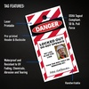 image:imageAvery UltraDuty Printable Plastic Hang Tags 55 x 283 White with Preprinted Danger Header 50lb PullStrength 60ct 62401