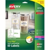image:imageAvery 00756 Easy Align SelfLaminating ID Labels LaserInkjet 2 1516 x 3 516 White Pack of 1002516 x 3516
