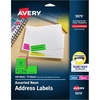 image:imageAvery Printable Address Labels with Sure Feed 1 x 258 Assorted Neon Colors Magenta Green and Yellow Laser amp Inkjet Compatible 450 Blank Labels Total 5979Assorted