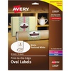 image:imageAvery Printable Blank Oval Labels 2 x 313 Textured Matte White 80 Customizable Labels 22829