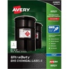 image:imageAvery Ultra Duty GHS Chemical Labels for Pigment Inkjet Printers Waterproof UV Resistant 85 x 11 60521812 x 11
