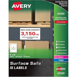 image:imageAvery Durable Labels Label 78 x 258 615014 x 6