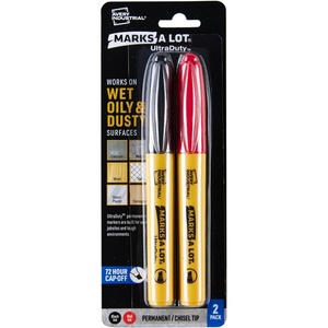 image:imageAvery Marks A Lot UltraDuty Permanent Markers Chisel Tip Water Resistant Assorted Colors 2 Industrial Markers 29863