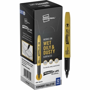 image:imageMarksALot AVE29840 UltraDuty Permanent Markers 12  Carton