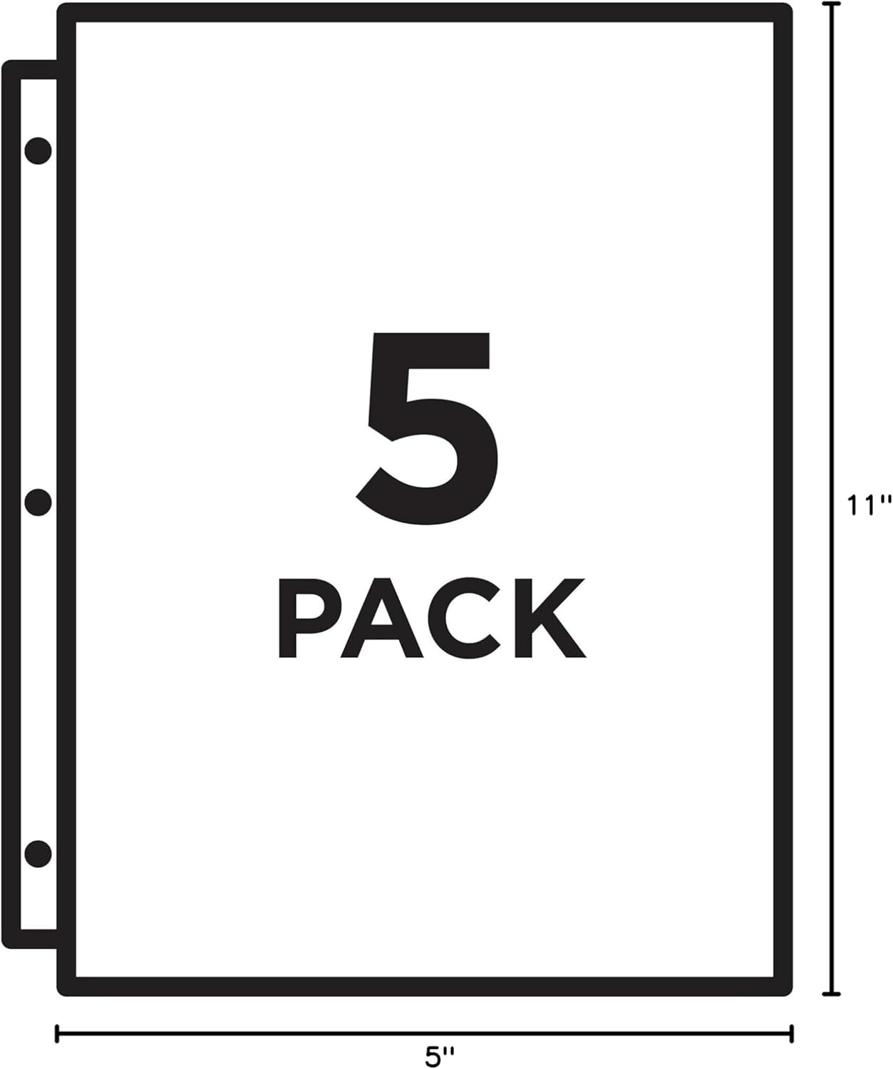 image:imageAvery Binder Pockets for 3 Ring Binders Assorted Colors Fits 85 x 11 Documents AcidFree and ArchivalSafe 5 Folders Total 752545 Count Pack of 1