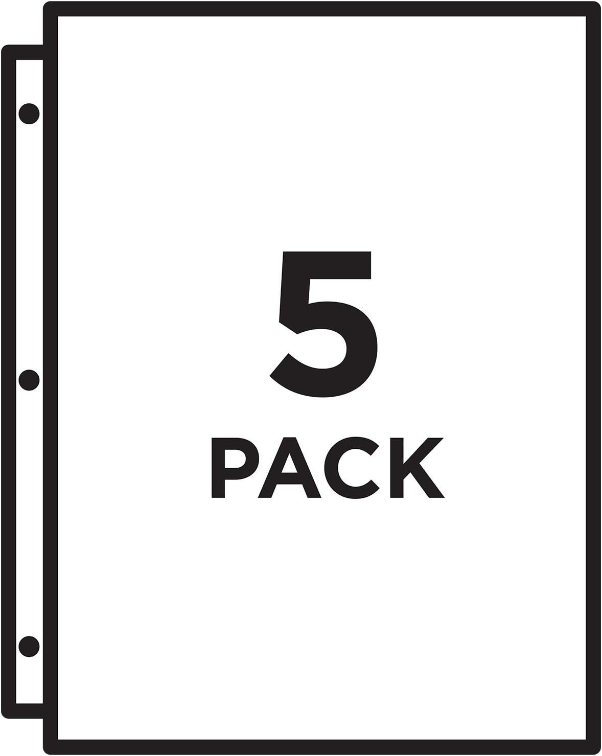 image:imageAvery Binder Pockets for 3 Ring Binders Assorted Colors Fits 85 x 11 Documents AcidFree and ArchivalSafe 5 Folders Total 752545 Count Pack of 2