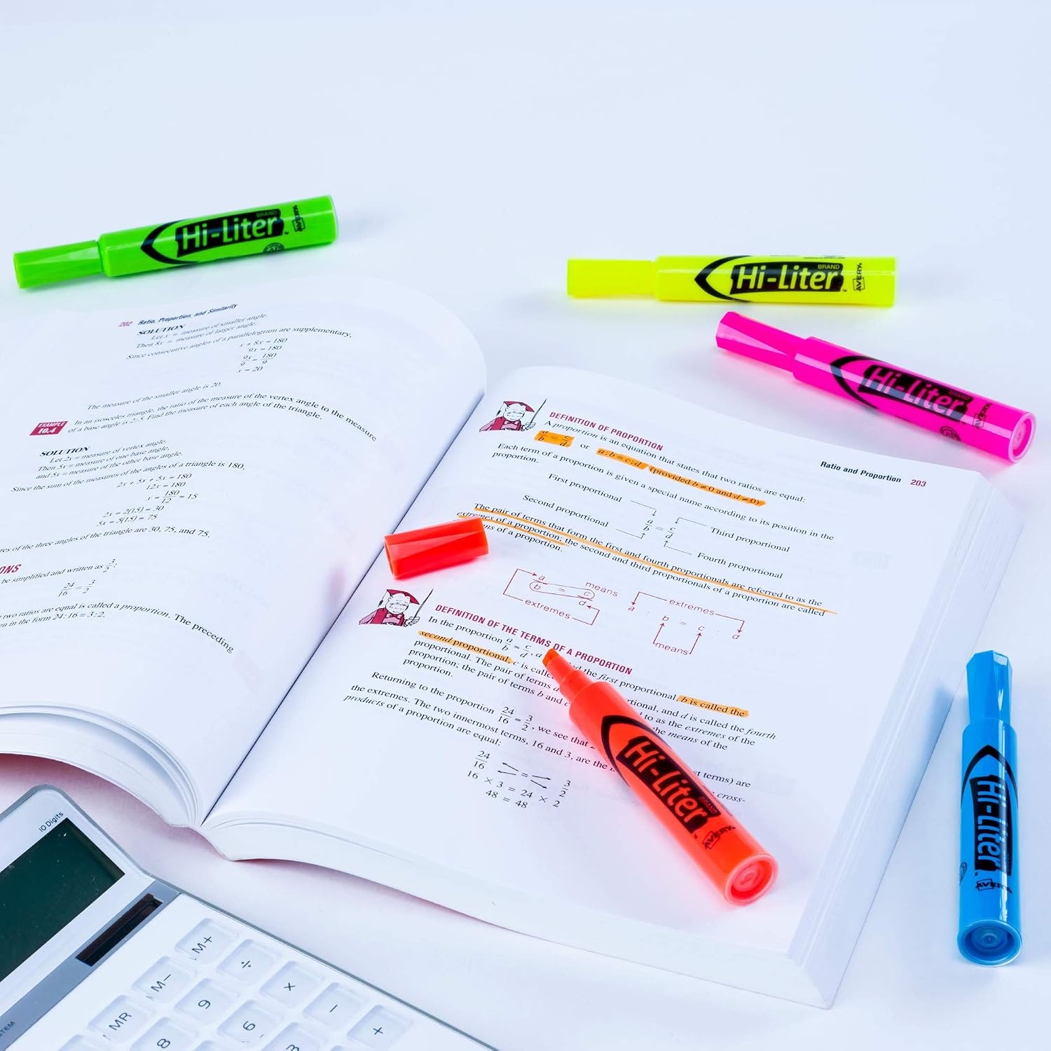 image:imageAvery HiLiter DeskStyle Highlighters Chisel Tip 12 Highlighters Assorted Colors 2 Packs 25601