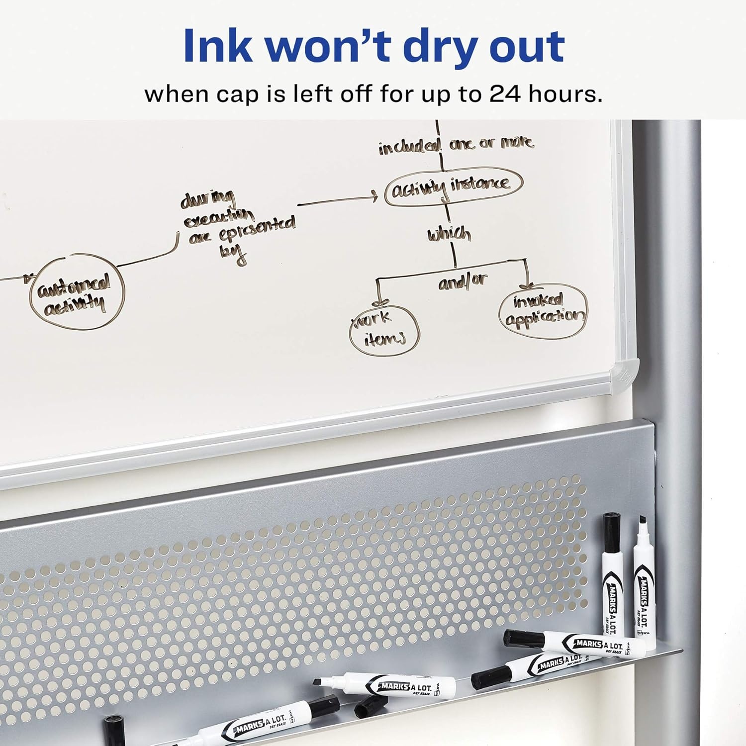 image:imageAvery Marks A Lot Value Pack Dry Erase Markers White Board Markers ChiselBullet 24 Assorted Colors 29870
