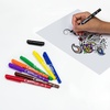 image:imageAVERY Dual Tip Markers  Fine Tip and Chisel Tip QuickDrying WaterBased Black Ideal for Planners and Journals 3PackAssorted