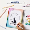 image:imageAVERY Dual Tip Markers  Fine Tip and Chisel Tip QuickDrying WaterBased Black Ideal for Planners and Journals 3PackBlack