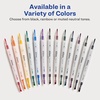 image:imageAVERY Dual Tip Markers  Fine Tip and Chisel Tip QuickDrying WaterBased Black Ideal for Planners and Journals 3PackBlack