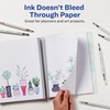 image:imageAVERY Dual Tip Markers  Fine Tip and Chisel Tip QuickDrying WaterBased Black Ideal for Planners and Journals 3PackNeutral