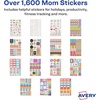 image:imageAvery  Amy Tangerine Designer Collection Planner Stickers 20 Sticker Sheets 744 Total Weekly Monthly and Daily Accessories for Journals and Calendars 6782Mom Variety Pack