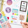 image:imageAvery  Amy Tangerine Designer Collection Planner Stickers 20 Sticker Sheets 744 Total Weekly Monthly and Daily Accessories for Journals and Calendars 6782Mom Variety Pack