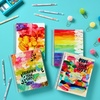 image:imageAvery  Amy Tangerine Designer Collection Planner Undated 12Month Planner with Stickers 825 x 975 Rainbow Paint Design 29880
