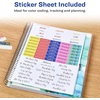 image:imageAvery  Amy Tangerine Designer Collection Planner Undated 12Month Planner with Stickers 825 x 975 Rainbow Paint Design 29880