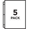image:imageAvery Binder Pockets for 3 Ring Binders Assorted Colors Fits 85 x 11 Documents AcidFree and ArchivalSafe 5 Folders Total 752545 Count Pack of 1