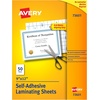 image:imageAvery Clear Laminating Sheets 9 x 12 Permanent SelfAdhesive 50 SelfLaminating Sheets Great for Protecting Documents Photos and Signs More 73601Clear