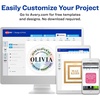 image:imageAvery Clip Name Badges Print or Write 200 Inserts amp Badge Holders with Clips 214 x 312 2 Pack 74461