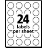 image:imageAvery Colored Dot Stickers Removable Print or Write Circle Labels 34 Inch 1008 Neon Green Round Stickers 54681