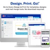image:imageAvery Customizable Name Badge Inserts for Name Tag Holders 3 x 4 White LaserInkjet Printable 300 Total 53921500