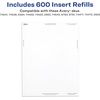 image:imageAvery Customizable Name Badge Inserts for Name Tag Holders 3 x 4 White LaserInkjet Printable 300 Total 5392600