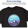 image:imageAvery Dark Transfer Paper for TShirts 3 Diameter Pre DieCut IronOn Circle Transfers PrinttotheEdge 3 Sheets of Heat Transfer Paper 18 Total 02232