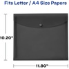 image:imageAvery Document Holder Envelope Holds 450 LetterA4Size Sheets 4Color 4Pack 735560