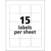 image:imageAvery Durable Easy Peel ID Labels With Sure Feed Technology 6793 Rectangle 2 x 258 White Pack Of 1202 x 258 Pack of 5