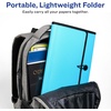 image:imageAvery Expanding File Folder Organizer 13Pocket Accordion File Organizer Aqua Holds 425 LetterA4Size Sheets 7355413 Pockets