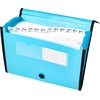 image:imageAvery Expanding File Folder Organizer 13Pocket Accordion File Organizer Aqua Holds 425 LetterA4Size Sheets 7355413 Pockets