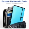 image:imageAvery Expanding File Folder Organizer 7Pocket Accordion File Organizer Black Holds 425 LetterA4Size Sheets 73550Aqua