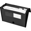 image:imageAvery Expanding File Folder Organizer 7Pocket Accordion File Organizer Black Holds 425 LetterA4Size Sheets 73550Black