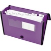image:imageAvery Expanding File Folder Organizer 7Pocket Accordion File Organizer Plum Holds 425 LetterA4Size Sheets 735527 Pockets