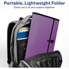 image:imageAvery Expanding File Folder Organizer 7Pocket Accordion File Organizer Plum Holds 425 LetterA4Size Sheets 735527 Pockets