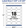 image:imageAvery Glossy Clear Oval Labels Sure Feed Technology 15 x 25 180 Glossy Clear Labels LaserInkjet Printable1 800 labels