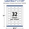 image:imageAvery Glossy Clear Rectangle Labels Sure Feed Technology 1 x 15 320 Glossy Clear Labels PrinttoTheEdge LaserInkjet Printable320 labels