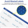 image:imageAvery Glossy Clear Rectangle Labels Sure Feed Technology 1 x 2 240 Glossy Clear Labels PrinttoTheEdge LaserInkjet Printable240 labels
