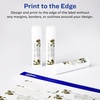 image:imageAvery Glossy Clear Rectangle Labels Sure Feed Technology 1 x 3 160 Glossy Clear Labels PrintToTheEdge LaserInkjet Printable400 labels