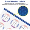 image:imageAvery Glossy Clear Round Labels Sure Feed Technology 2 Diameter 120 Glossy Clear Labels PrinttoTheEdge LaserInkjet Printable120 labels