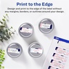 image:imageAvery Glossy White Rectangle Labels Sure Feed Technology 1 x 2 240 Glossy White Labels PrinttoTheEdge Permanent Adhesive LaserInkjet Printable2 400 labels