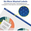 image:imageAvery Glossy White Round Labels Sure Feed Technology 35 Diameter 40 Glossy White Labels PrinttoTheEdge Permanent Adhesive LaserInkjet Printable200 labels