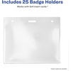 image:imageAvery Heavy Duty Badge Holders 3 x 4 25 Horizontal ID Badge Holders 7447125
