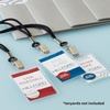image:imageAvery Heavy Duty Badge Holders 4 x 3 25 Vertical ID Badge Holders 7447225 Pack of 12
